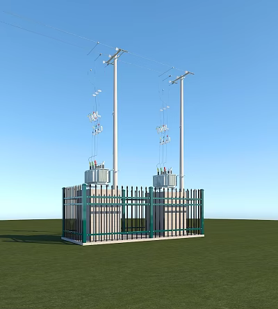 modern transformer 3d model modern transformer 3d model