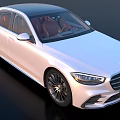 Black And White Luxury Cars With Modern Design And Brown Leather Interior