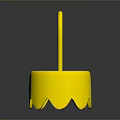 Shiny Golden Decorative Object With Smooth Reflective Surface On Black Background