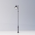 Outdoor lamp material 3d model