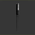 Futuristic Crossed Knives Weapon Design With Green Accents And Sharp Blades