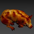 Delicious Roast Suckling Pig With Crispy Golden Brown Skin And Juicy Meat