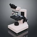 Binocular Microscope With Adjustable Stage And Stable Base For Laboratory Use