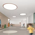 Kindergarten foyer corridor activity area 3d model