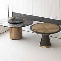 Coffee table, corner table, side table, round table 3d model