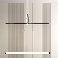 Modern Minimalist Wooden Chandelier With Long Bar Design For Home Interior
