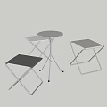 Folding Outdoor Tables With Metal Frame Various Colors And Modern Design