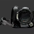 Sony Digital Vintage Handheld Camcorder With Classic Lens And Retro Body Design