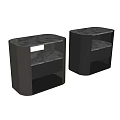 Modern bedside table combination 3d model