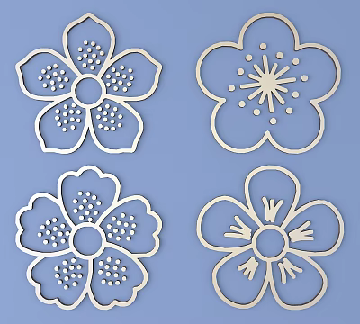 Chinese-style Metal Carved Traditional Pattern Pattern Pattern Pattern Carved Pattern Pattern Pattern Pattern Pattern 3d model