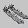 Large Cargo Ship as Water Transport with Red Cargo Hatches White Green Hull and Masts