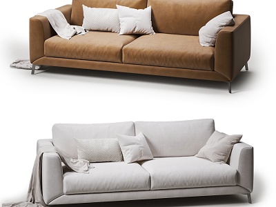 Modern double sofa model