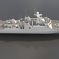 Cruise Ship Frigate Warship Destroyer Warship Sigma Class Light Frigate Ship Film Class Super Realistic High Precision Low Face Number Low Model 3d model