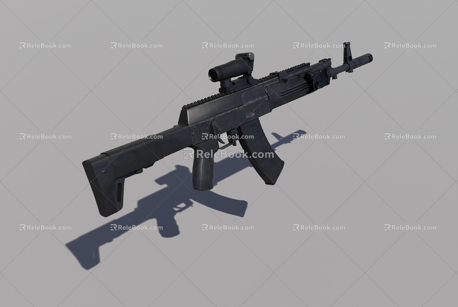 The AK12 gun 3d model