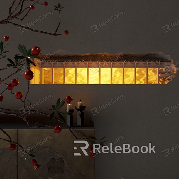 embedded gypsum lamp embedded gypsum decorative gypsum lamp stair step lamp dry branch model