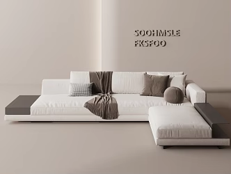 Modern Multiplayer Sofa 3d model