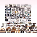 Diverse Furniture And Artwork Collection Displayed In Gallery Setting
