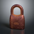 Vintage Rusty KALE Brand Padlock With Classic Design For Home Security