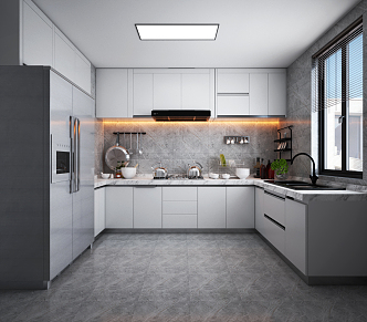 Modern Kitchen 3d model