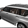 White Infiniti QX80 Full Size Luxury SUV with Bold Front Grille and Alloy Wheels Design