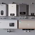 Modern Home Electric Water Heaters Wall Mounted And Vertical Types For Daily Use