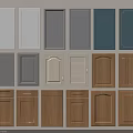 Various Design Hinged Doors With Different Colors And Wooden Panels For Home Interior