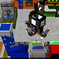Colorful Indoor Arcade Entertainment Appliances With Various Interactive Gaming Machines