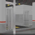 4S Auto Service Center Exterior with Parked Cars and Professional Maintenance Services
