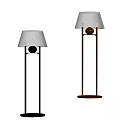 Modern floor lamp combination 3d model