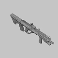 Weapons Sci-Fi Rifle 3d model