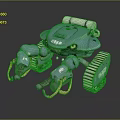 Mech tank mech insect mech spider crab machine crab mechanical crab mech crab 3d model