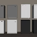 Modern Mini Fridge Mini Fridge Combination 3d model
