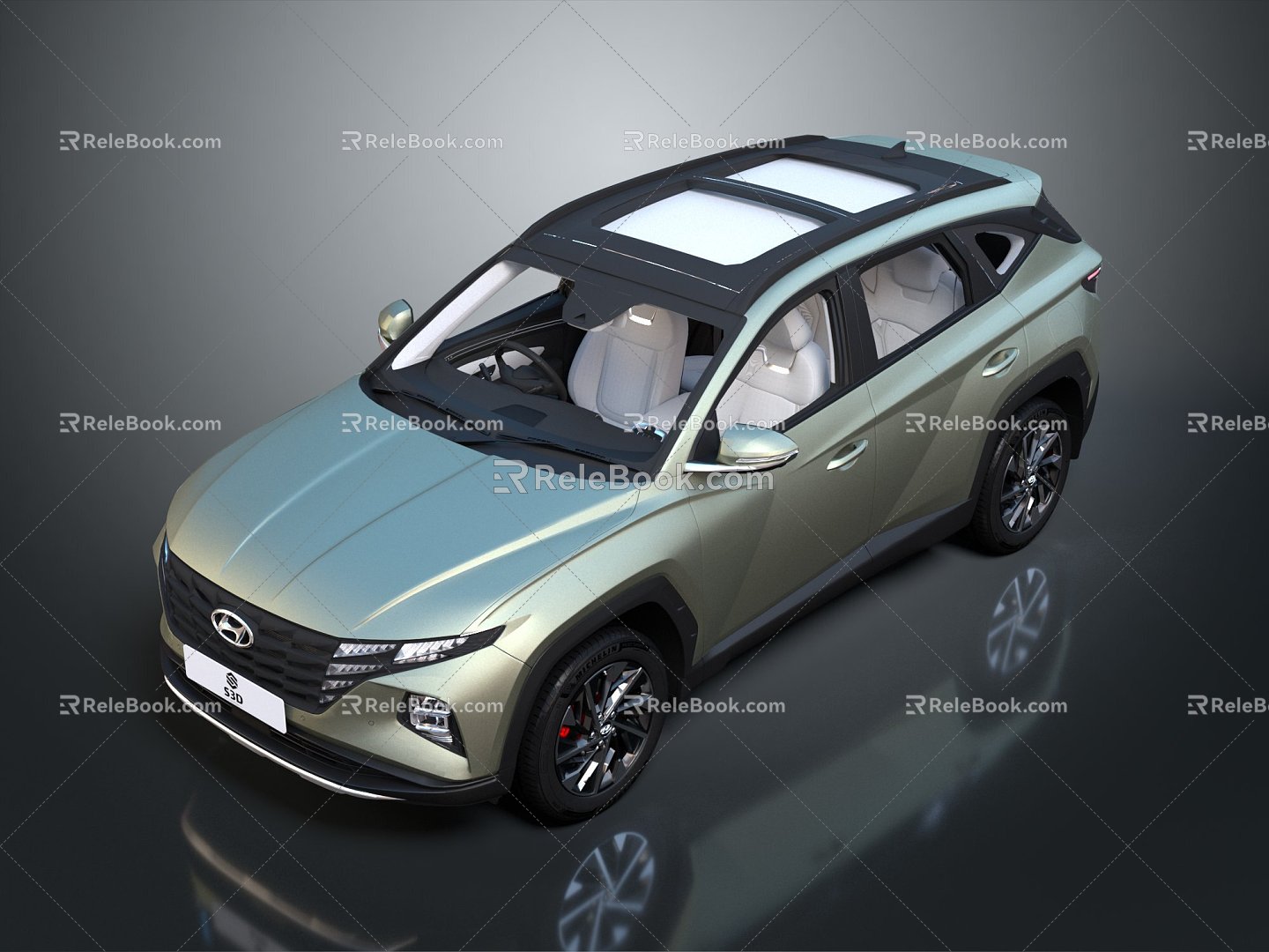 Hyundai car off-road off-road vehicle jeep four-wheel drive four-wheel drive off-road vehicle 3d model