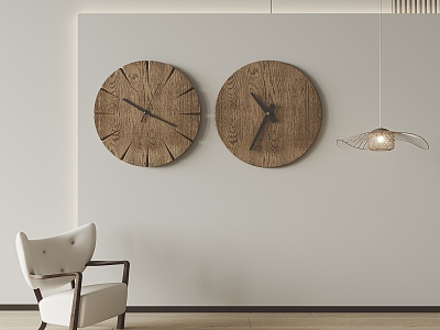 Quiet Clock Wall Decoration Pendant 3d model