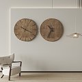 Quiet Clock Wall Decoration Pendant 3d model