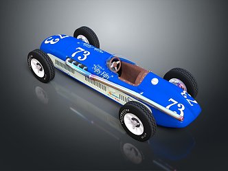 Modern Toy Car Racing Old Car Racing Old Car Racing 3d model