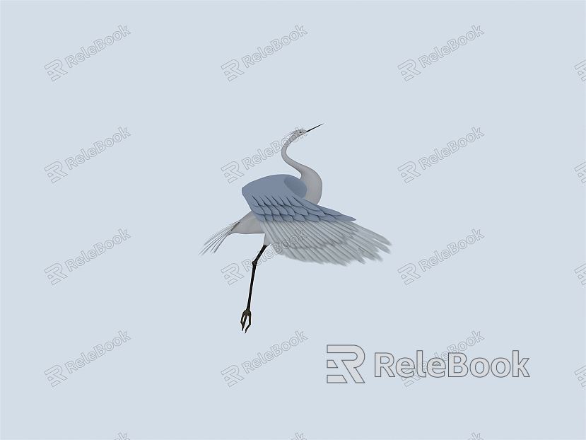 Modern Egret model