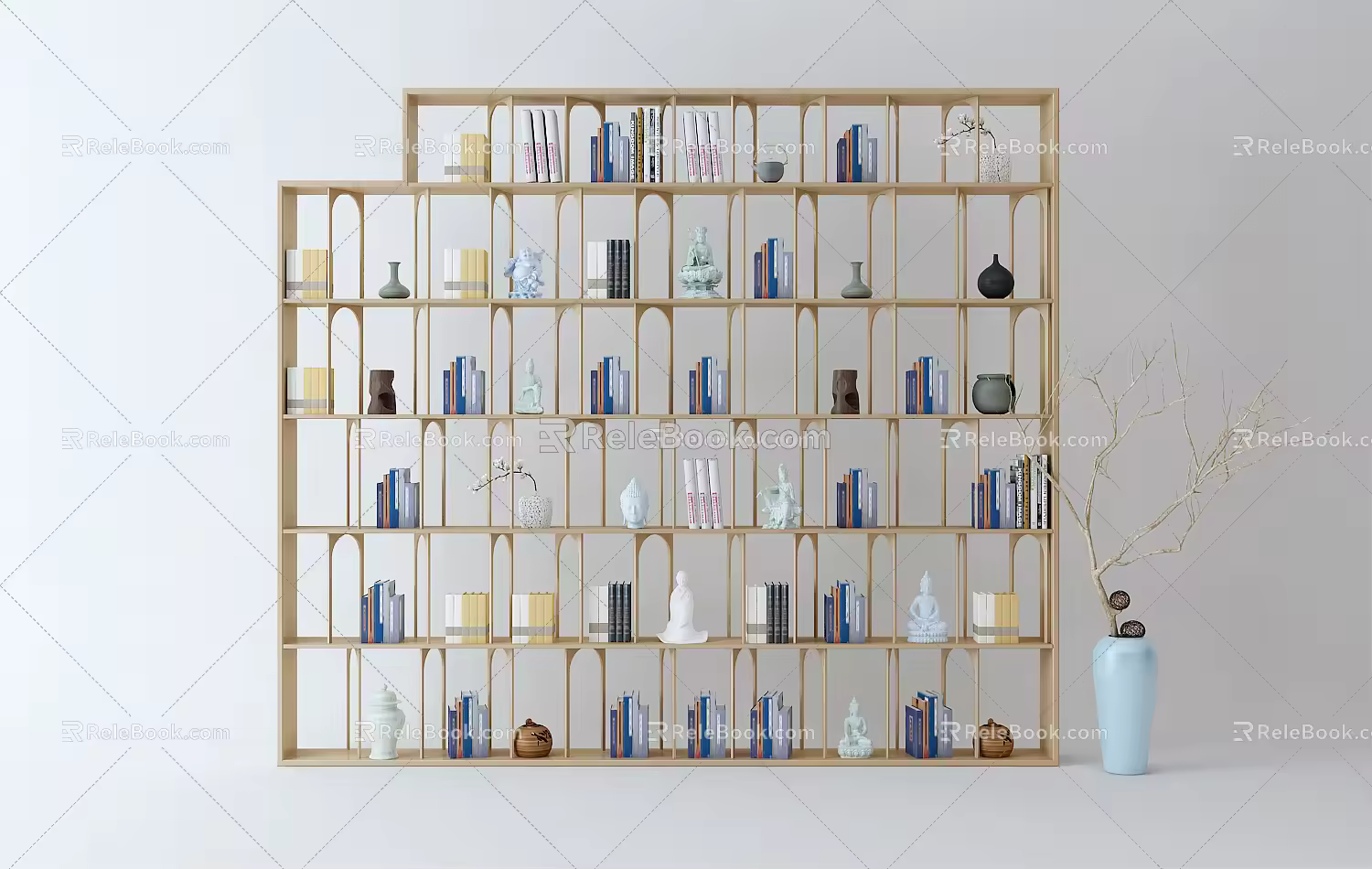 Bookshelf 3d model