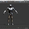 RoboCop Sci-Fi Warrior Future Warrior Mech Warrior Robot Future WarCop Doom Low Face Number Low Model Simple Model Movie and TV Level Realism 3d model