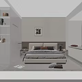Modern Bright Open Plan Living And Dining Room With Smart TV And Stylish Interior Design