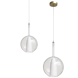 Modern Italian Glass Chandelier Bedside Chandelier Glass Chandelier Light Luxury Chandelier Small Chandelier 3d model