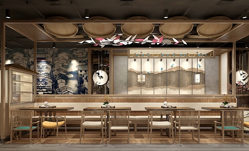 New Chinese Restaurant 3d model