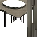 Modern Gallery Rack Features Simple Gallery Rack 3d model