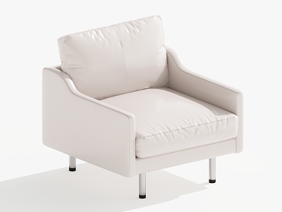 Single sofa single chair leisure chair 3d model