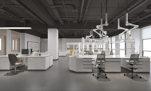 Laboratory Research Room 3d model