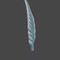 Game Movie Mythical Character With Blue Spiral Coiled Tentacle Design