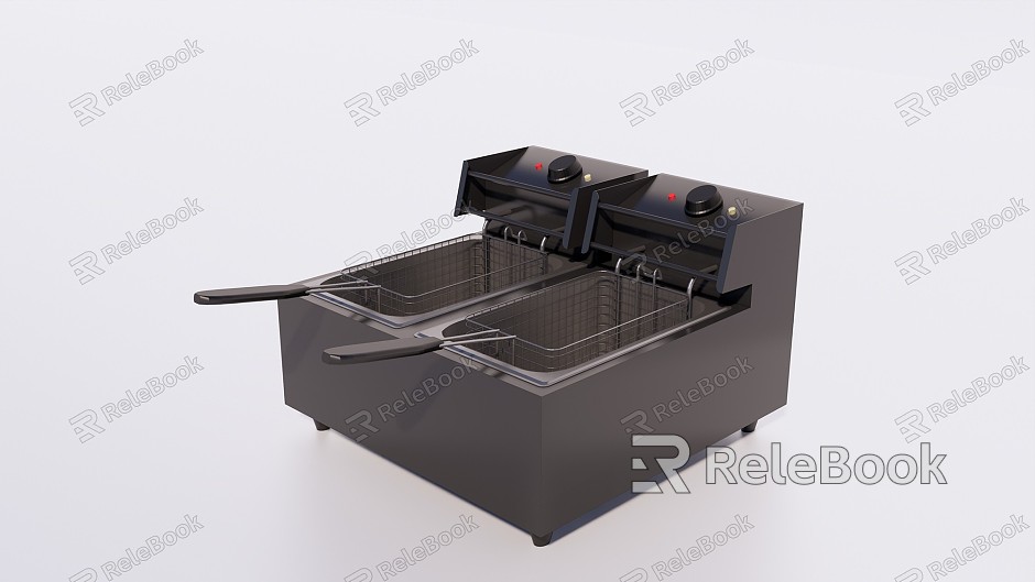 Modern fryer fryer fryer oil pan model