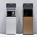 Stylish Standing Water Dispensers in White and Brown Modern Design for Daily Use