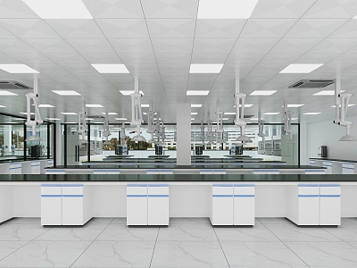 Modern Laboratory Materials Room model