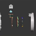 Modern Gamepad Wireless Gamepad 3d model